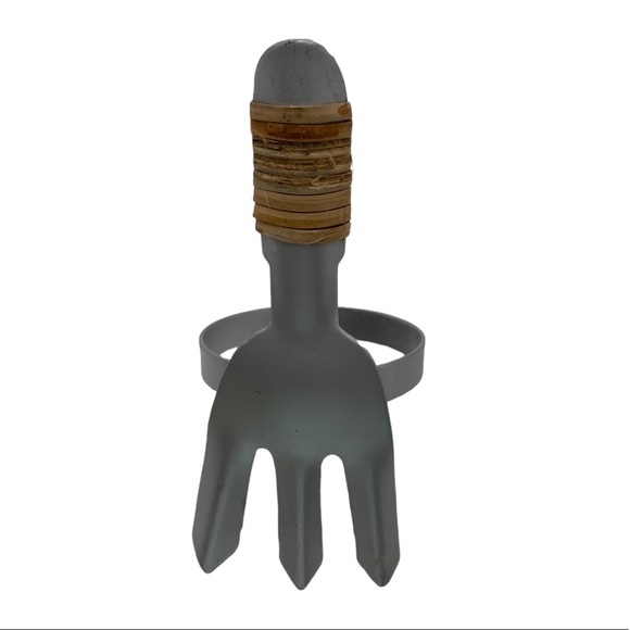 Napkin rings for Gardner silver wood twine set of 6 - Picture 5 of 5